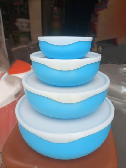 Splash Plastic Food Storage Containers Set | Pack of 4