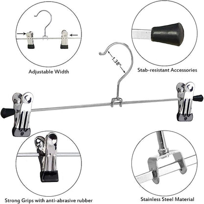 clothe hangers durable stainless steel clip with stand