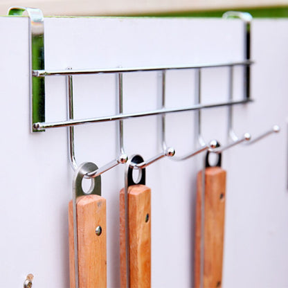 Wall Hooks Steel Wardrobe Clothes Door Hanger Towel Bathroom Kitchen Solid Rack